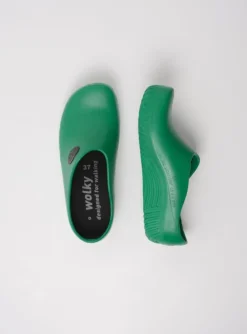 OK Clog-Klomp - groen fluor PU
