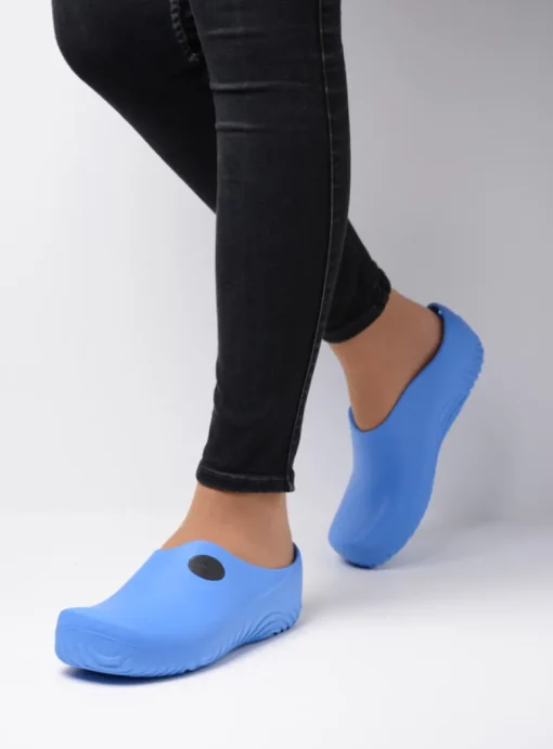 OK Clog-Klomp - sky-blue PU