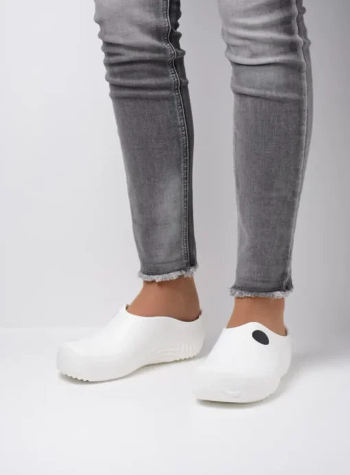 OK Clog-Klomp - wit PU