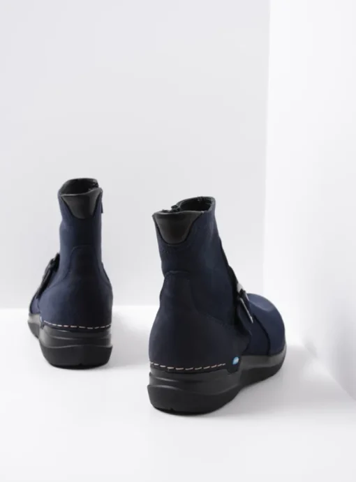 Okay - blauw nubuck