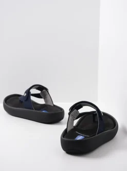 Peace - blauw nubuck