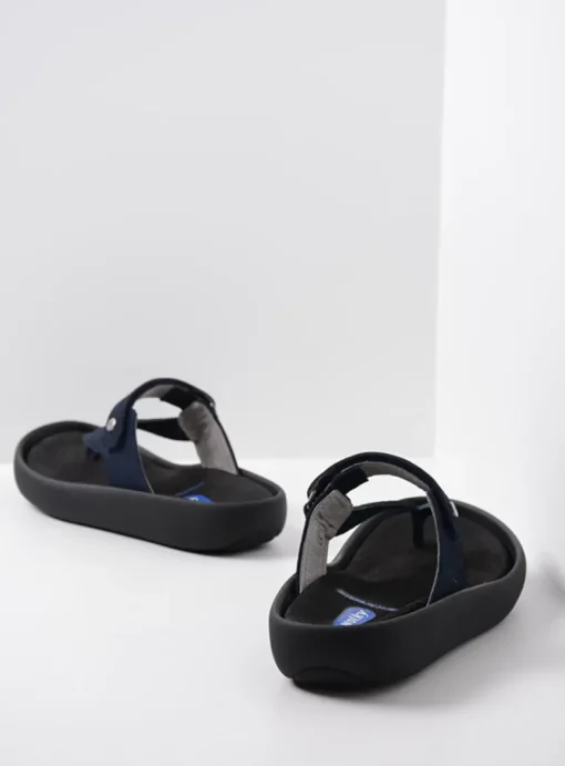 Peace - blauw nubuck