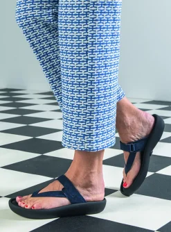 Peace - blauw nubuck