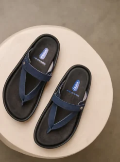 Peace - blauw nubuck
