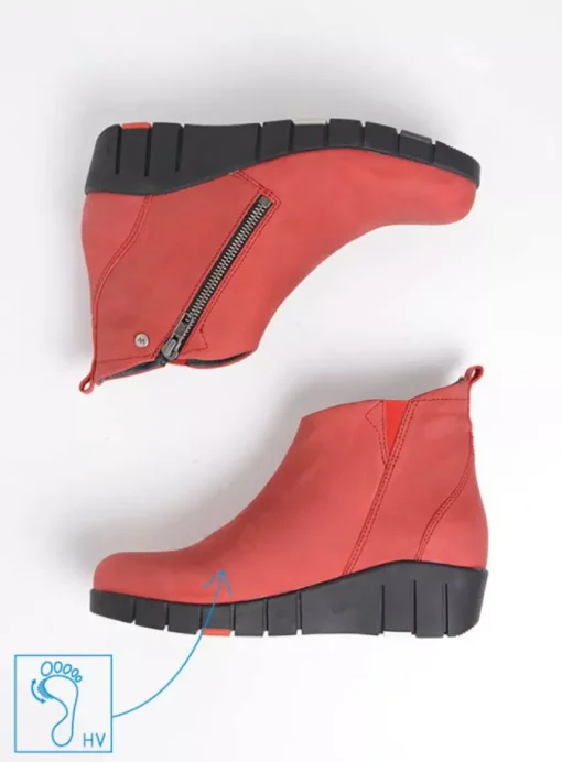Phoenix HV - donkerrood nubuck