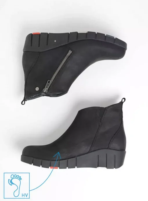 Phoenix HV - zwart nubuck
