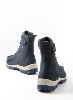 Reach - blauw nubuck