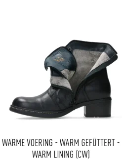 Red Deer CW - zwart leer