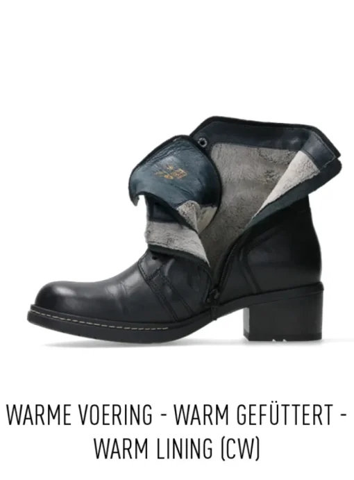 Red Deer CW - zwart leer