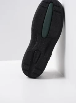 Roll Sandal Men - zwart leer
