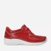 Roll Shoe - rood effectleer