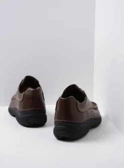 Roll Shoe Men - bruin leer