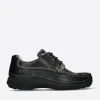 Roll Shoe Men - zwart leer