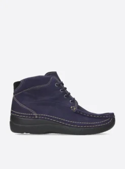 Roll Shoot - paars nubuck