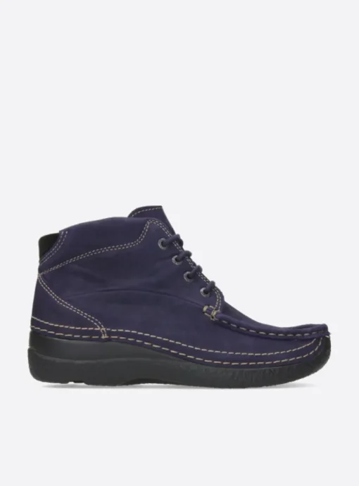 Roll Shoot - paars nubuck