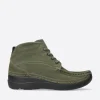 Roll Shoot - pesto groen nubuck
