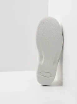 Roll Slide - wit leer