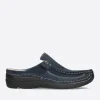Roll Slide men - blauw nubuck
