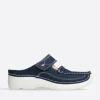 Roll Slipper - denim nubuck