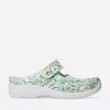 Roll Slipper - gebroken wit/groen nubuck