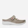 Roll Slipper - safari effectleer