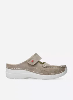 Roll Slipper - safari effectleer
