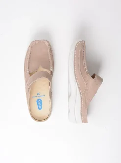 Roll Slipper - safari nubuck