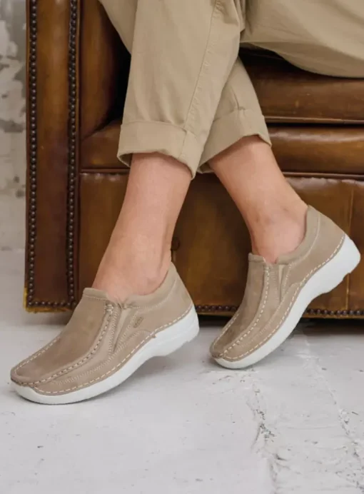 Roll Sneaker - safari effectleer