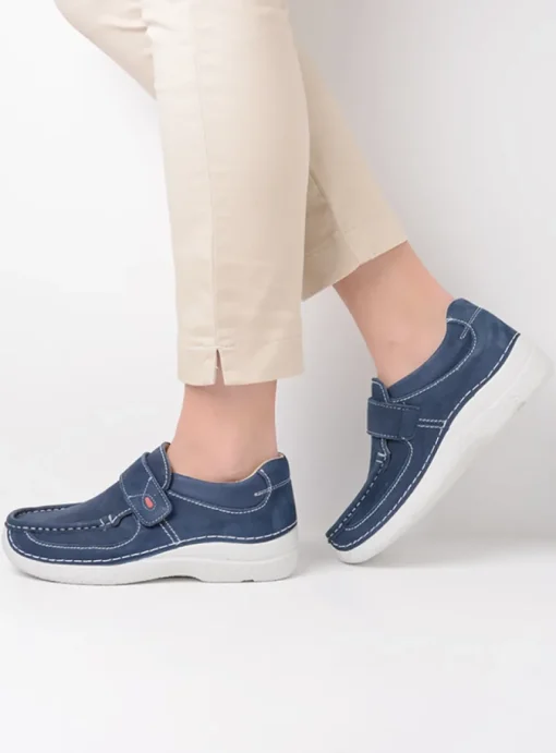 Roll Strap - denim nubuck