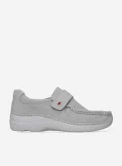 Roll Strap - lichtgrijs nubuck