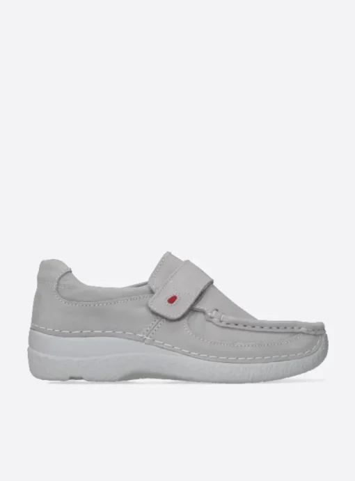 Roll Strap - lichtgrijs nubuck