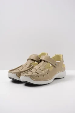 Rolling Sun - beige leer