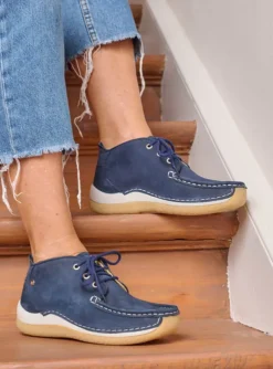 Rosella - denim nubuck