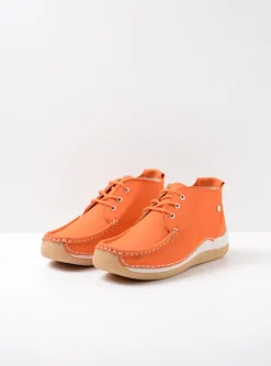 Rosella - oranje nubuck