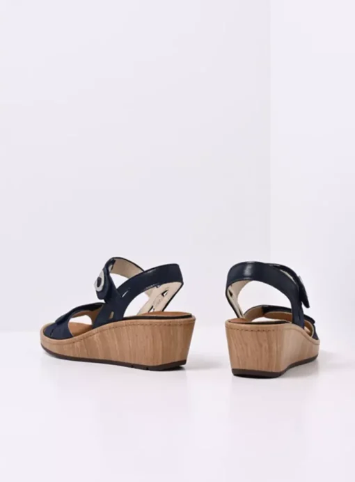 Sanibel - denim effectleer