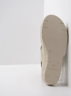 Santorini - lichtgroen nubuck