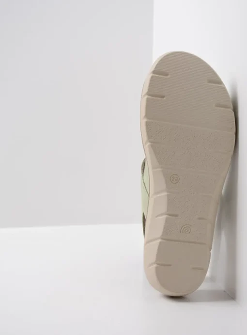 Santorini - lichtgroen nubuck