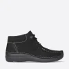 Seamy Moc - zwart nubuck