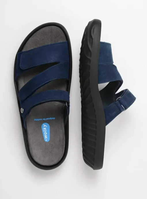 Sense - blauw nubuck
