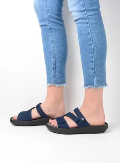 Sense - blauw nubuck