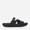 Sense - zwart/multi flower nubuck