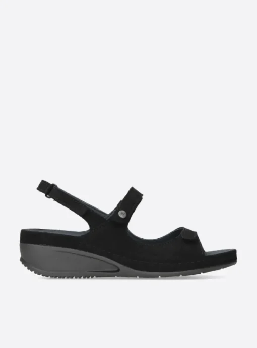 Shallow - zwart nubuck