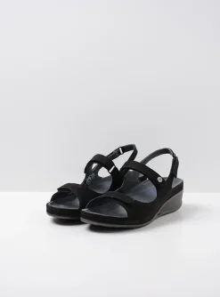 Shallow - zwart nubuck