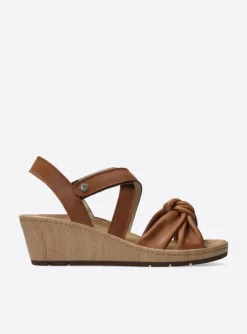 Sisal - cognac leer