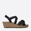 Sisal - zwart leer