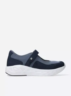 Spring S2F - denim combi stretch leer