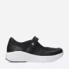 Spring S2F - zwart combi stretch leer