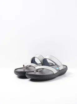 Tahiti - zilver/grijs leer