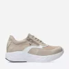 Vitality S2F - beige combi stretch leer