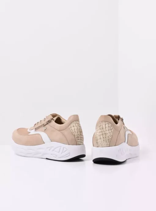 Vitality S2F - beige combi stretch leer